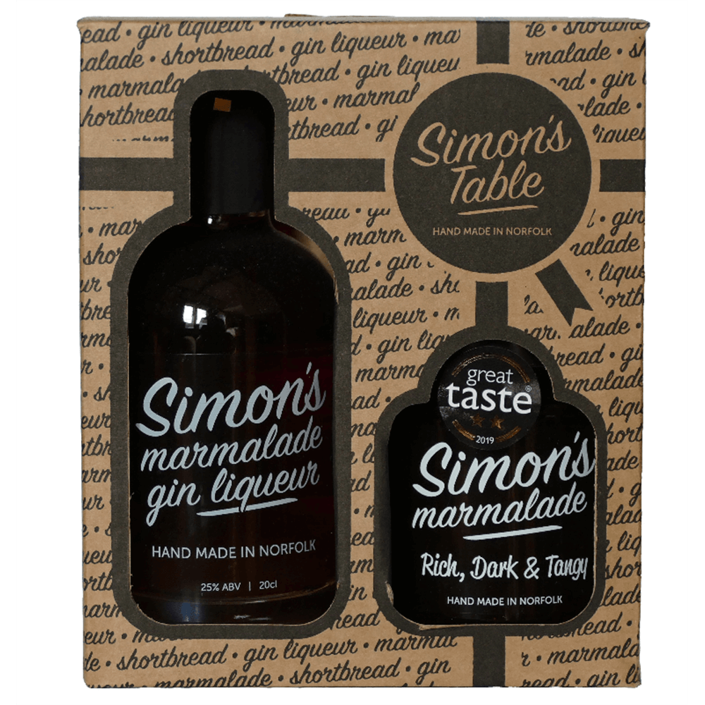 Simon's Table Marmalade & Marmalade Gin Liqueur Gift Pack Jarrolds